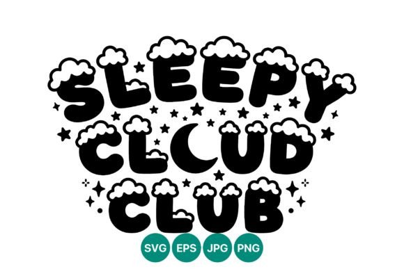 Download Sleepy Cloud Club Script Lettering - Lettering Collection