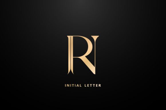 Download RN Monogram Lettering Fonts with Modern - Lettering Collection