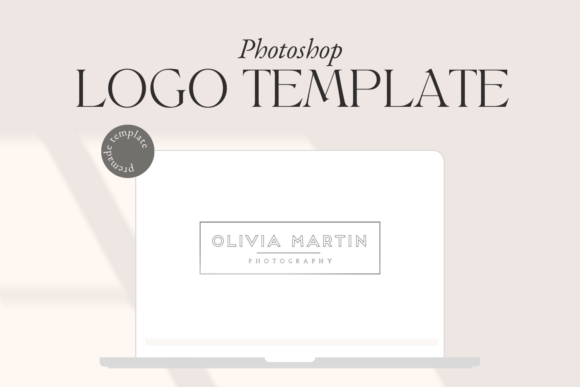 Download Minimalist Font Logo Photoshop Template - Logo Collection