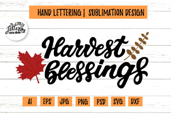 Download Harvest Blessings Lettering Cricut - Lettering Collection