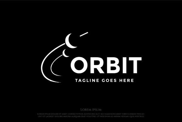 Download Planet Earth Moon Orbit Text Font Logo - Logo Collection